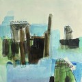Mischtechnik 7, 20 x 20 cm